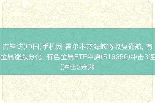 吉祥访(中国)手机网 霍尔木兹海峡将收复通航， 有色金属涨跌分化， 有色金属ETF中原(516650)冲击3连涨